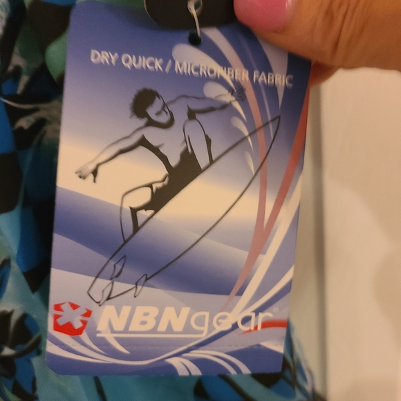 Men's Swim Trunks NBN Gear Sz L - Picture 4 of 6